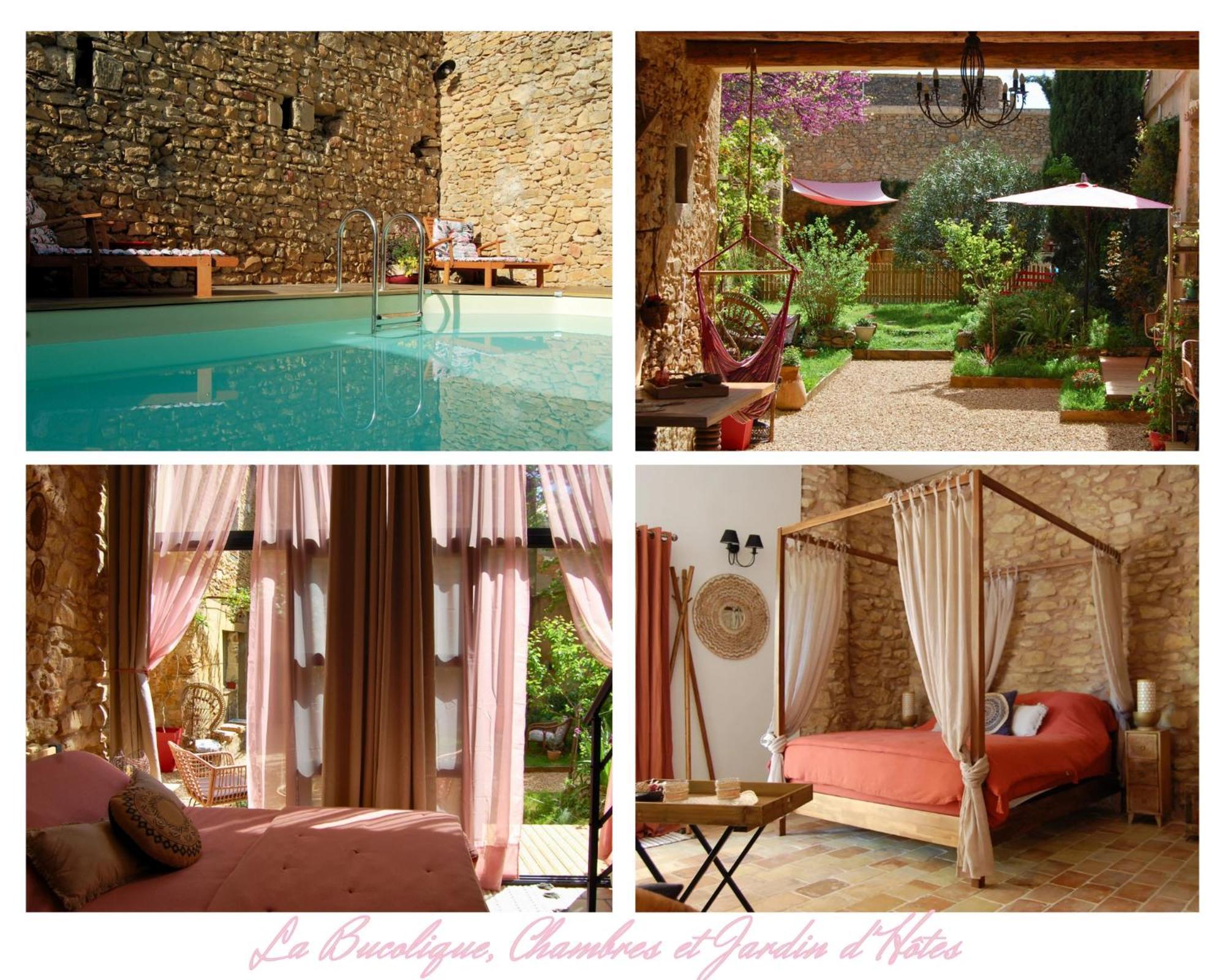 La Bucolique, Chambres Et Jardin D'Hotes Sabran Buitenkant foto